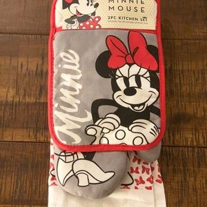 DISNEY Minnie Mouse 3pc kitchen set